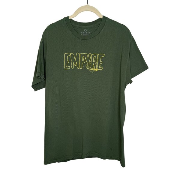 Empyre Graphic T-Shirt Olive Green Short Sleeve, M - Picture 2 of 7